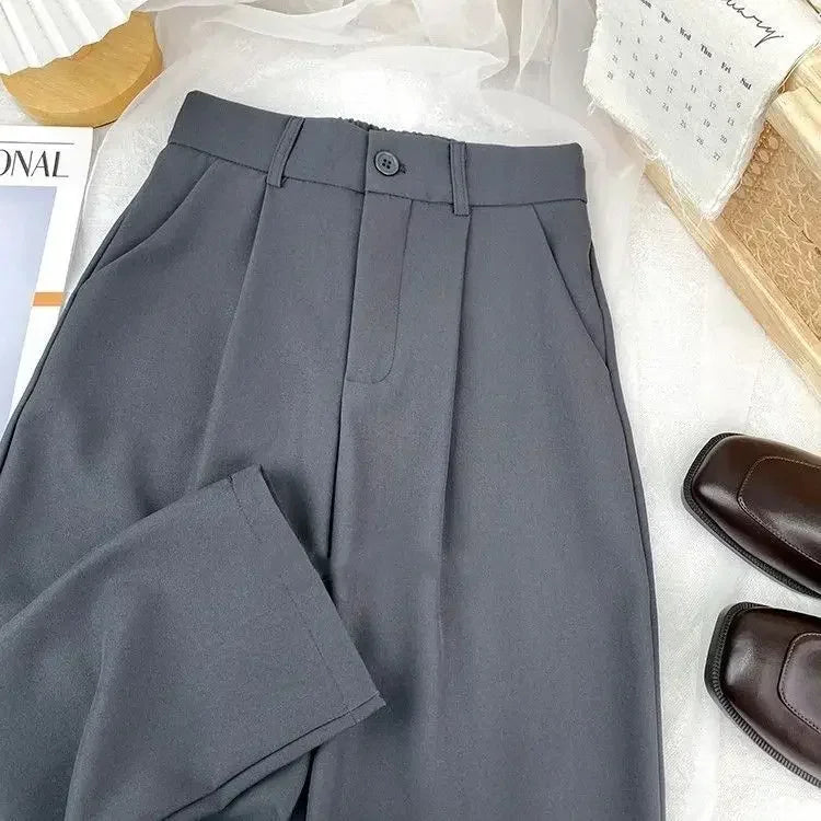 Navarita | Office Lady Pleated Ankle Pants