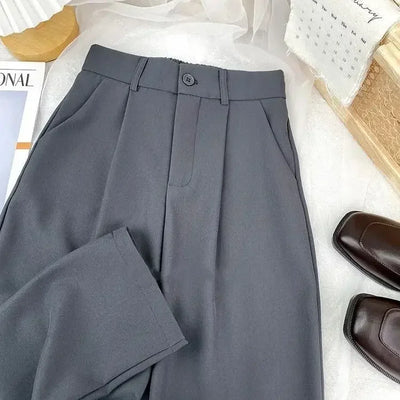 Navarita | Office Lady Pleated Ankle Pants