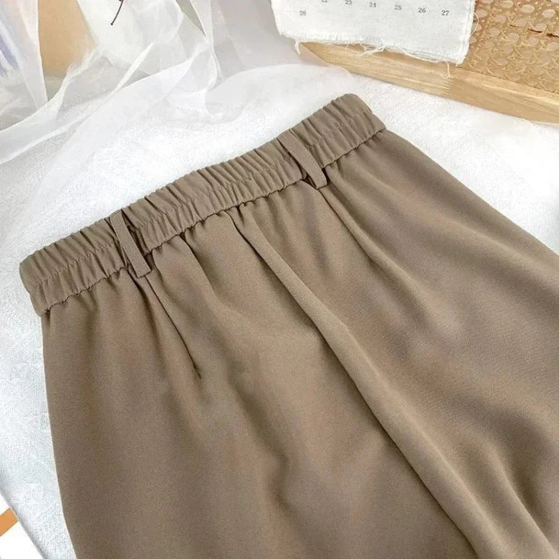 Navarita | Office Lady Pleated Ankle Pants