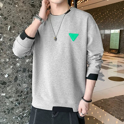 Navarita | Contrast Green Detail Knit Sweatshirt